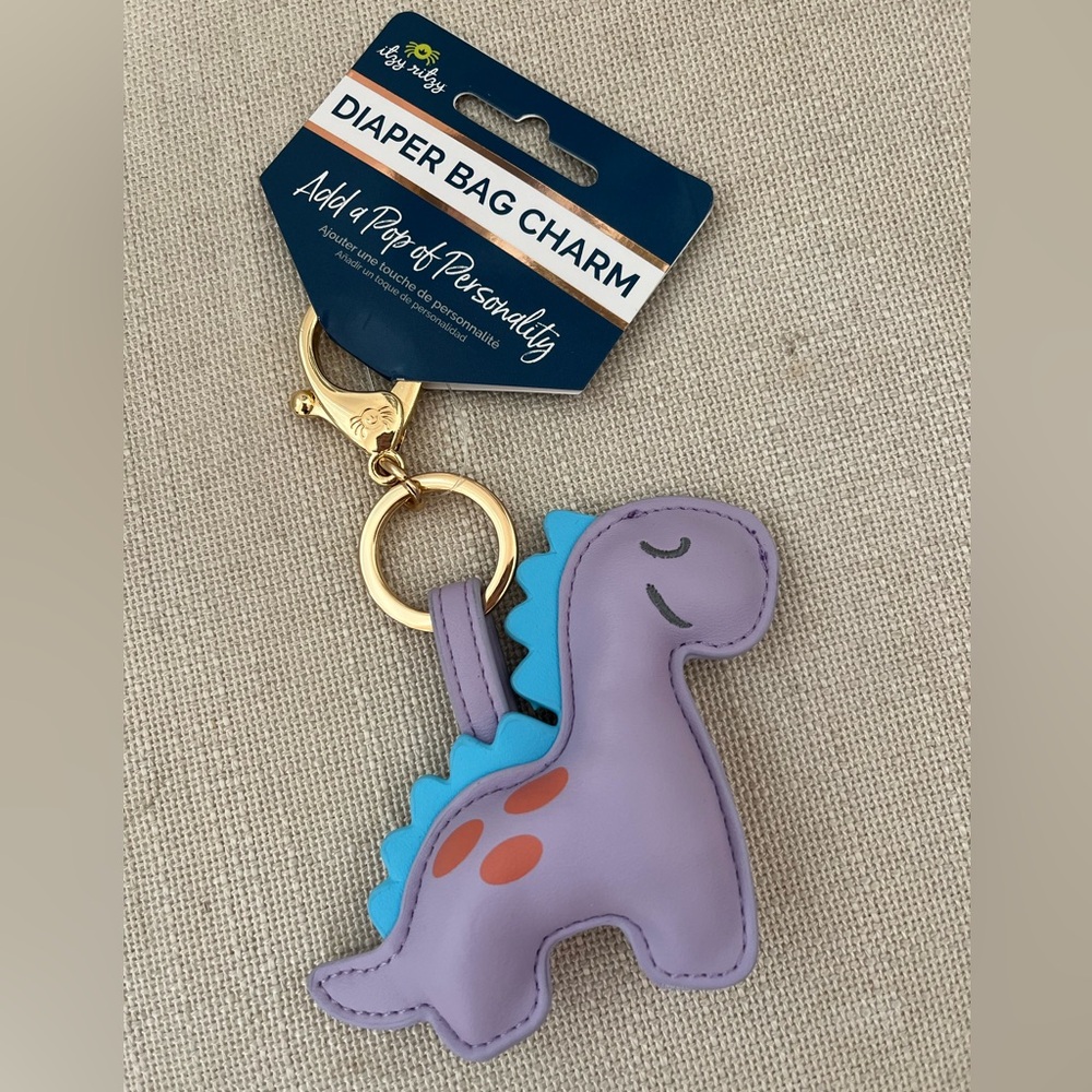 Itzy Ritzy / Character Diaper Bag Charm / Dempsey the Dino